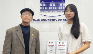 Sinh viên Trường Đại học Mỹ thuật Việt Nam  đạt Giải Khuyến khích Giải thưởng Nghiên cứu khoa học năm 2025  của Bộ Giáo dục và Đào tạo